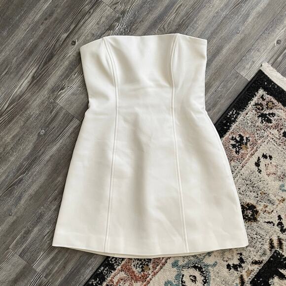 SIR the‎ Label Esther Strapless Mini Dress White - Picture 2 of 5